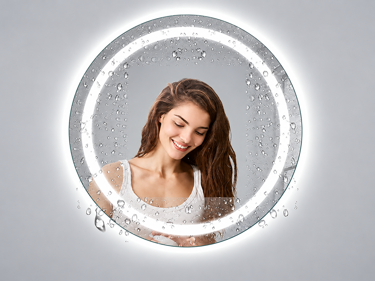 Touch control for makeup mirror lighting Makeup Mirrors