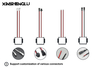 LED Touch Dimmer Switch with CCT Adjustable Function – Cabinet & Mirror Light Sensor Controller
