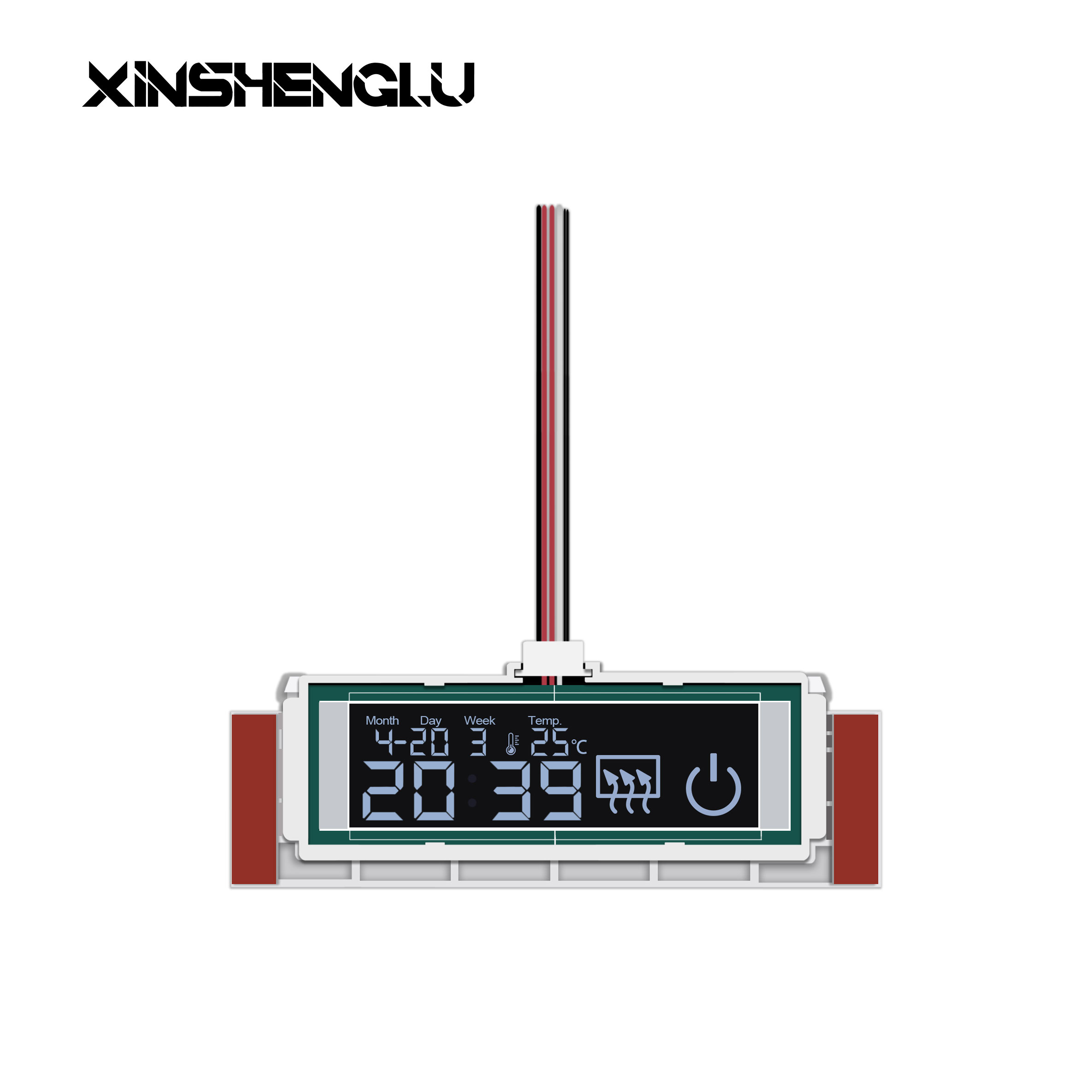 Smart Mirror Touch Switch Module | With Time, Temperature & Defogger Display | XINSHENGLU