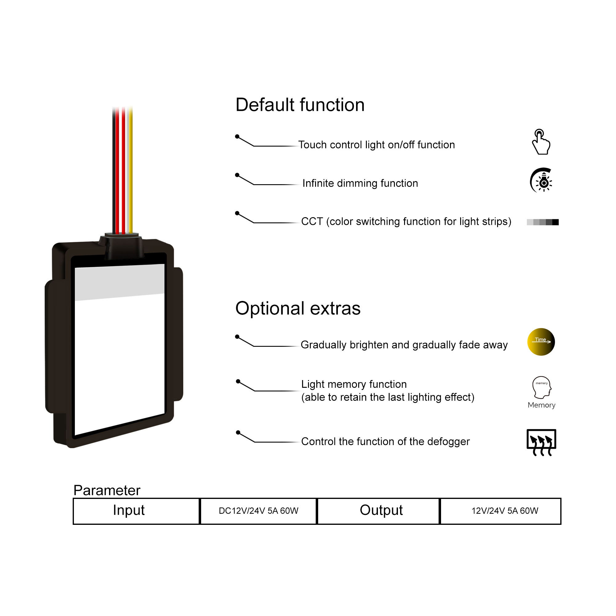 XINSHENGLU | Single Touch Sensor Switch (8mm)