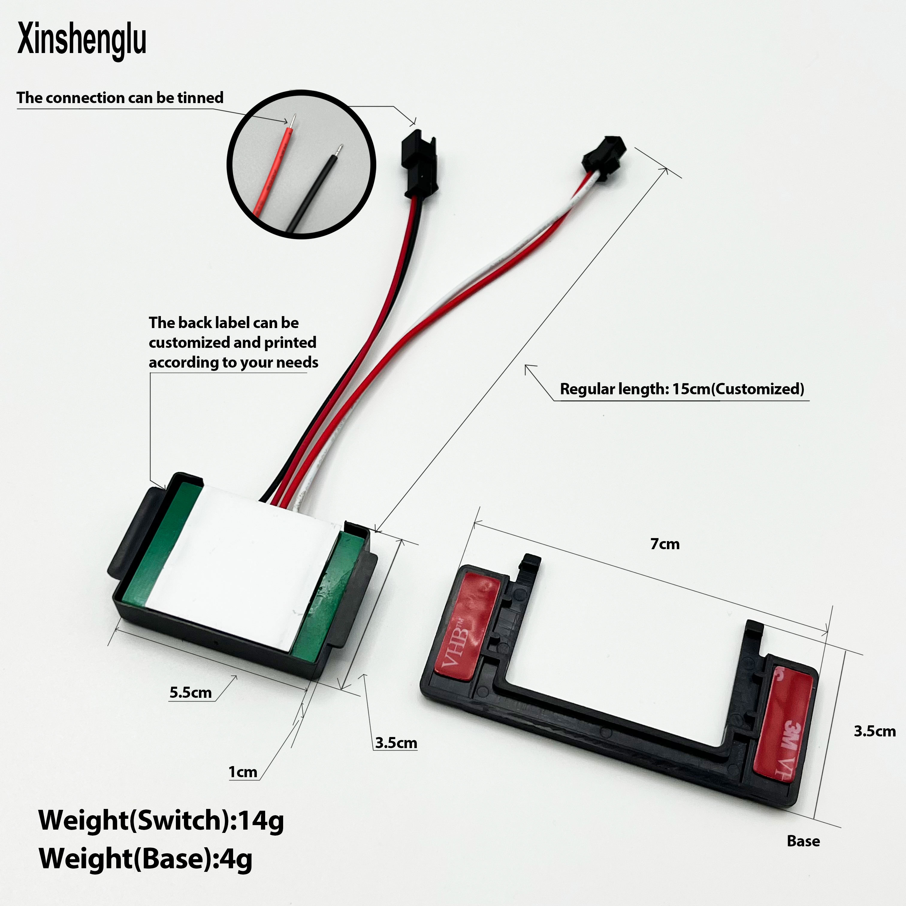 Single Touch Sensor Switch For Mirror