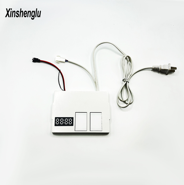 Double Touch Switch with Power Supply And Time Temperature Display