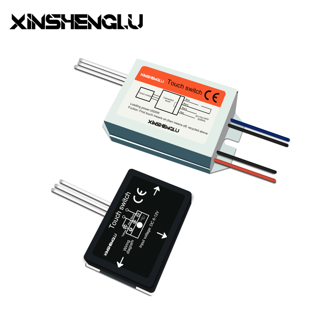 XINSHENGLU Touch Sensor Switch Gesture Sensor Module, for controlling energy-saving lights and LED lamps, AC170-240V working voltage, up to 500W load