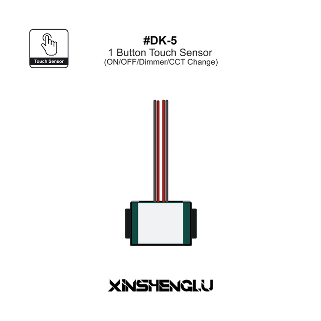 XINSHENGLU | Three-Color Dimming Mirror Touch Switch – OEM Available