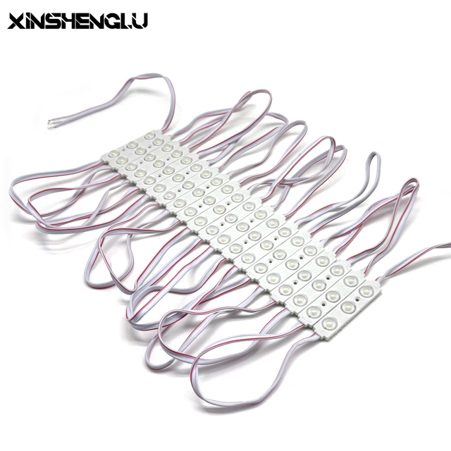 LED module light strip for backlighting mirrors and signag