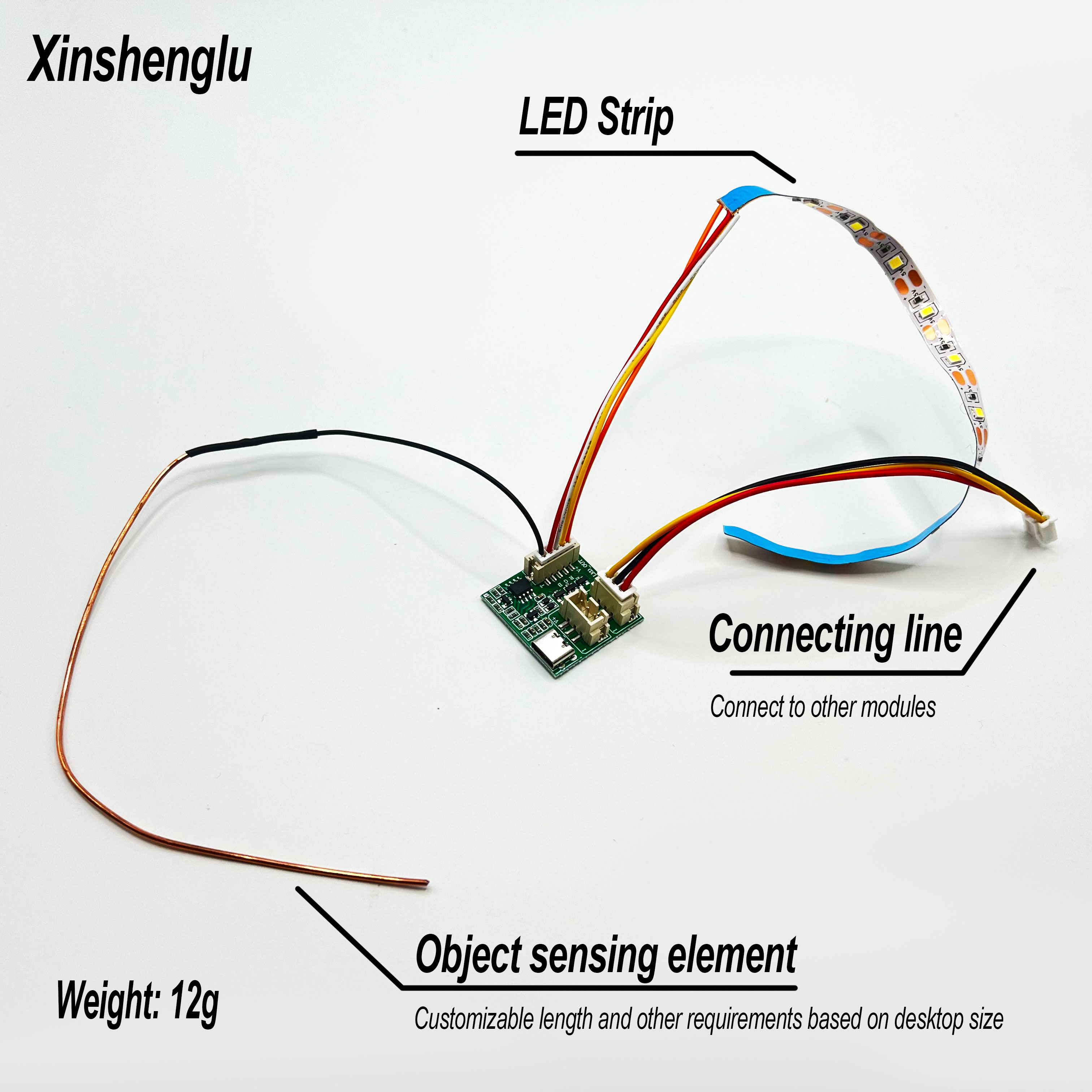 Desktop Riverbed Sensing Circle Touch Sensor Module