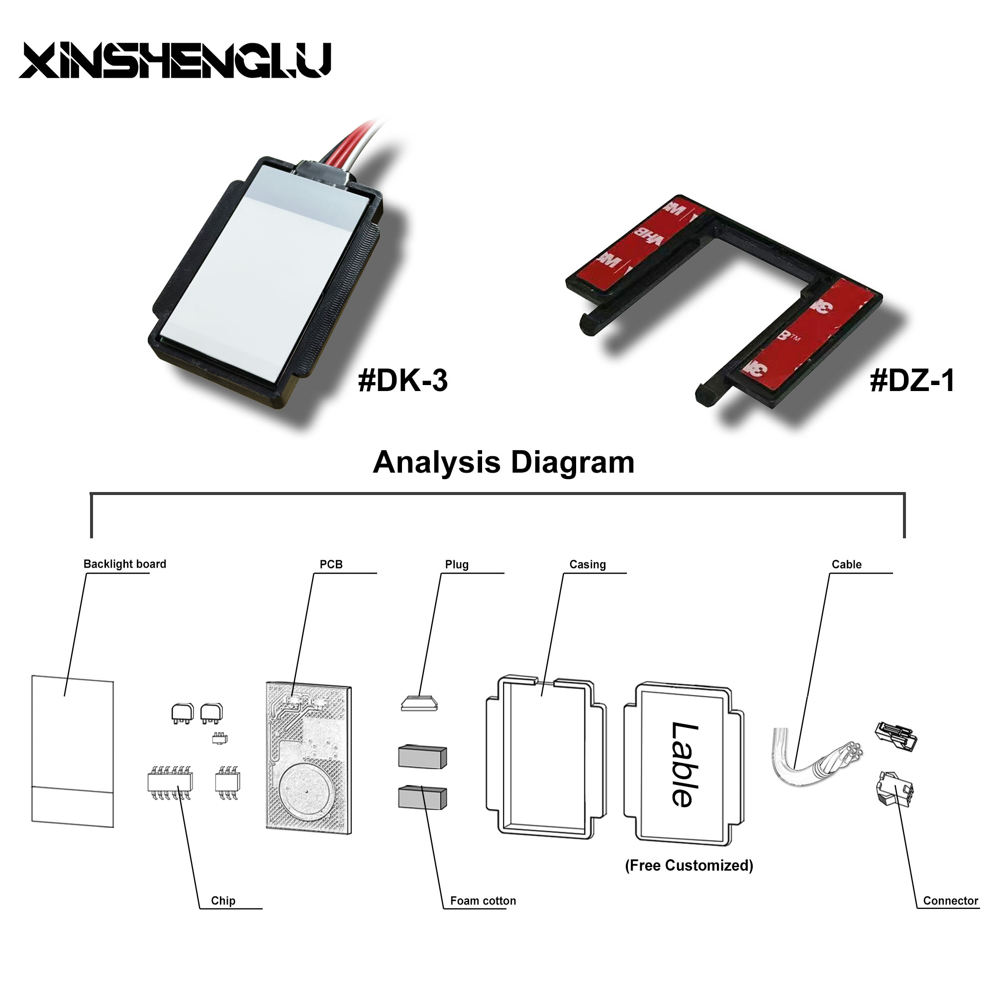 XINSHENGLU | Single Touch Sensor Switch (8mm)