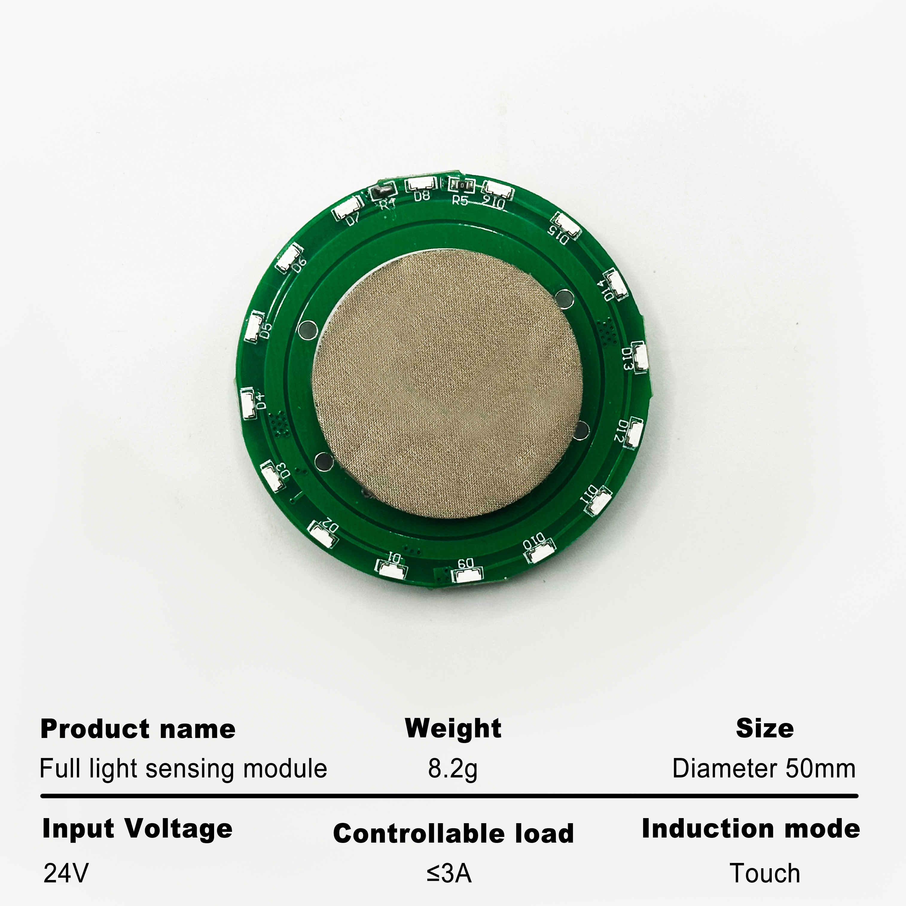 Desktop Riverbed Sensing Circle Touch Sensor Module