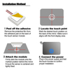 3-in-1 Touch Sensor Switch Module for LED Mirror | Stepless Dimming, CCT Control & Defogger