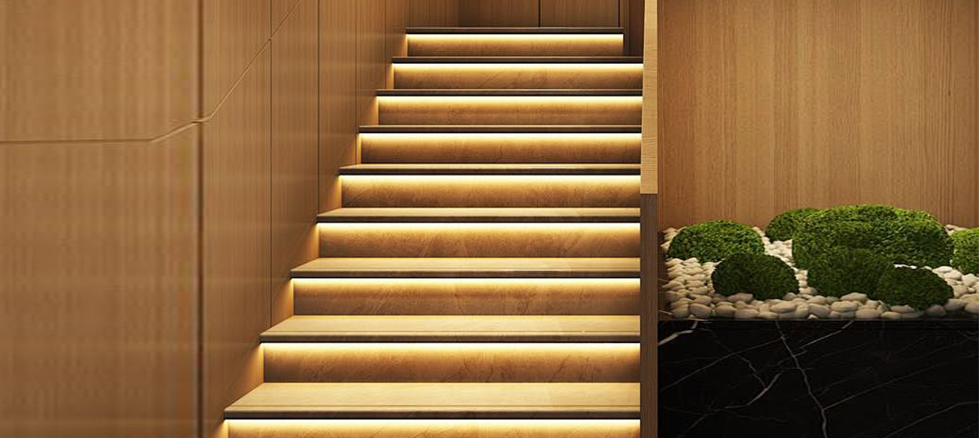 Nighttime lighting for security monitoring areas