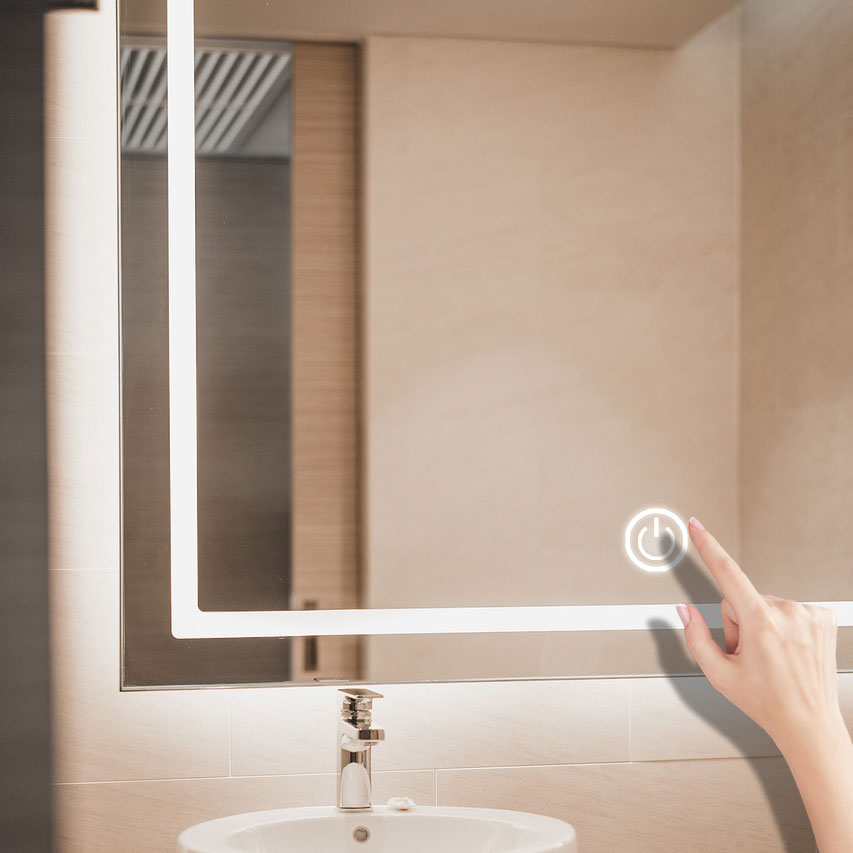 3-in-1 Touch Sensor Switch Module for LED Mirror | Stepless Dimming, CCT Control & Defogger