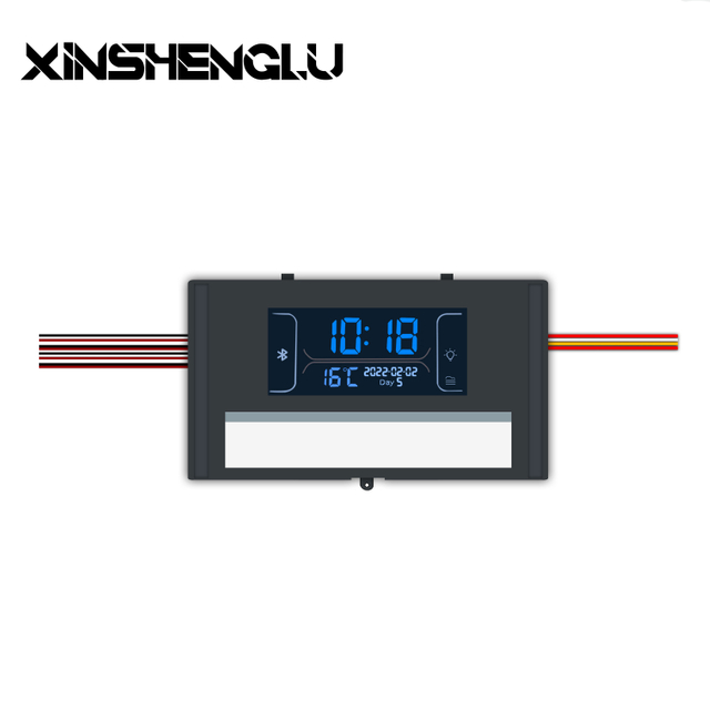 Smart Bluetooth Touch Sensor Module for LED Bathroom Mirror | 12V Anti-Fog, Clock, Temperature Display | XINSHENGLU |