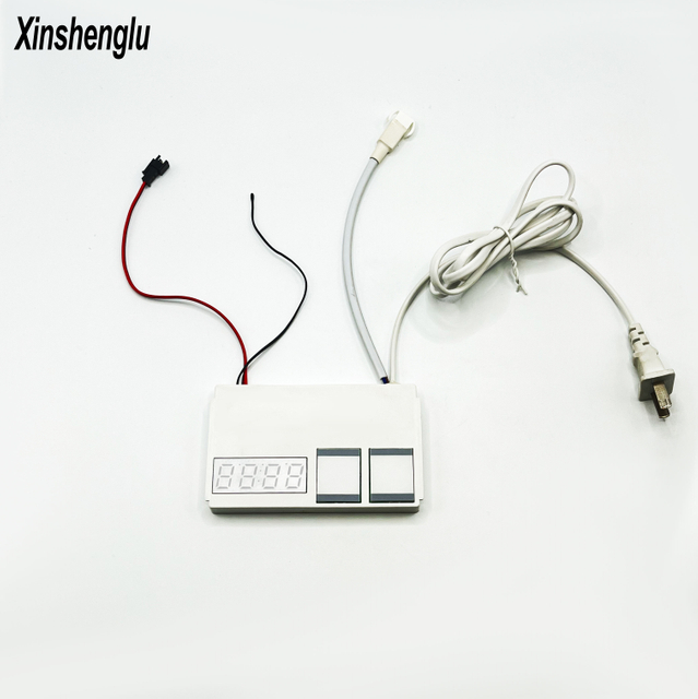 Double Touch Switch with Power Supply And Time Temperature Display