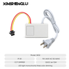 SK02 all-in-one LED mirror touch switch with built-in 12V 72W power supply and CCT dimming