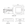 LED Mirror Hand Wave Sensor Switch
