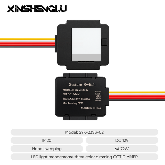 LED Mirror Hand Wave Sensor Switch