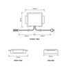 LED Mirror Touch Sensor Switch 12V 5A/6A